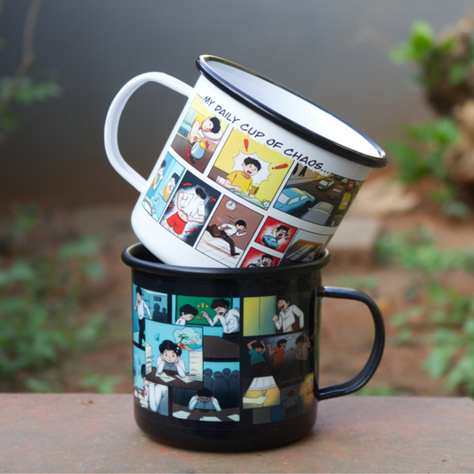 Plazy Mug Bundle - Comic - Black & White
