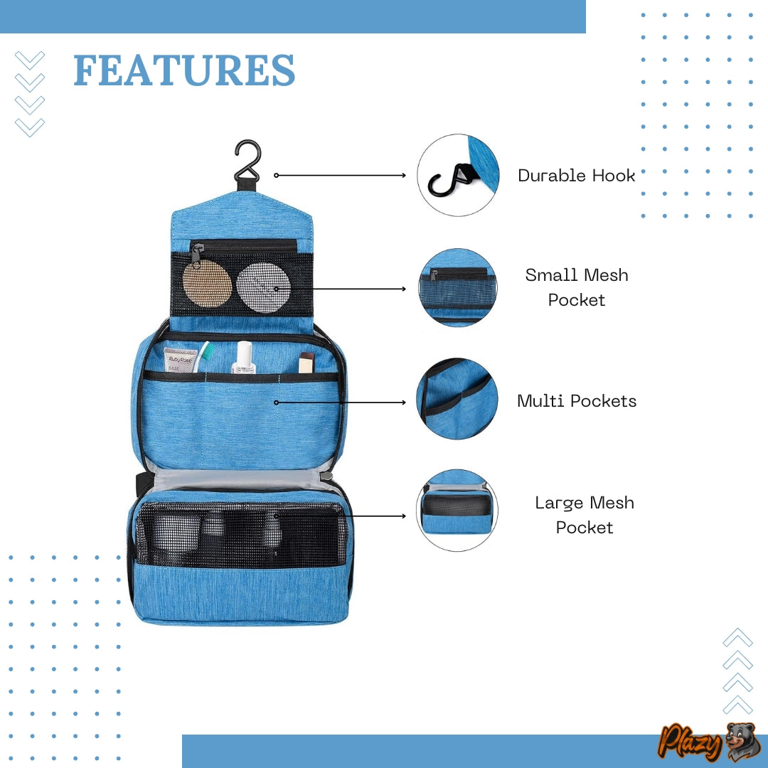 Multifunctional Travel Essentials Kit | Unisex | Color: Sky Blue