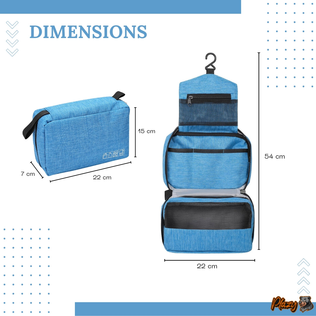 Multifunctional Travel Essentials Kit | Unisex | Color: Sky Blue