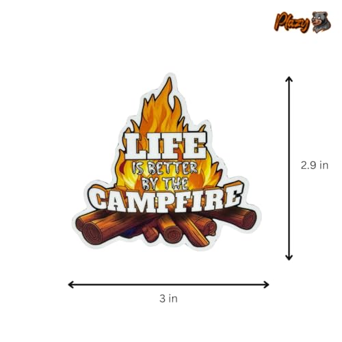 Plazy Fridge Magnets | Life is better by the Campfire | 1pc