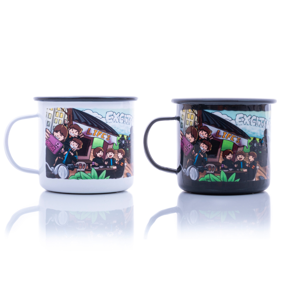 Plazy Mug Bundle - Rider's Life - Black & White