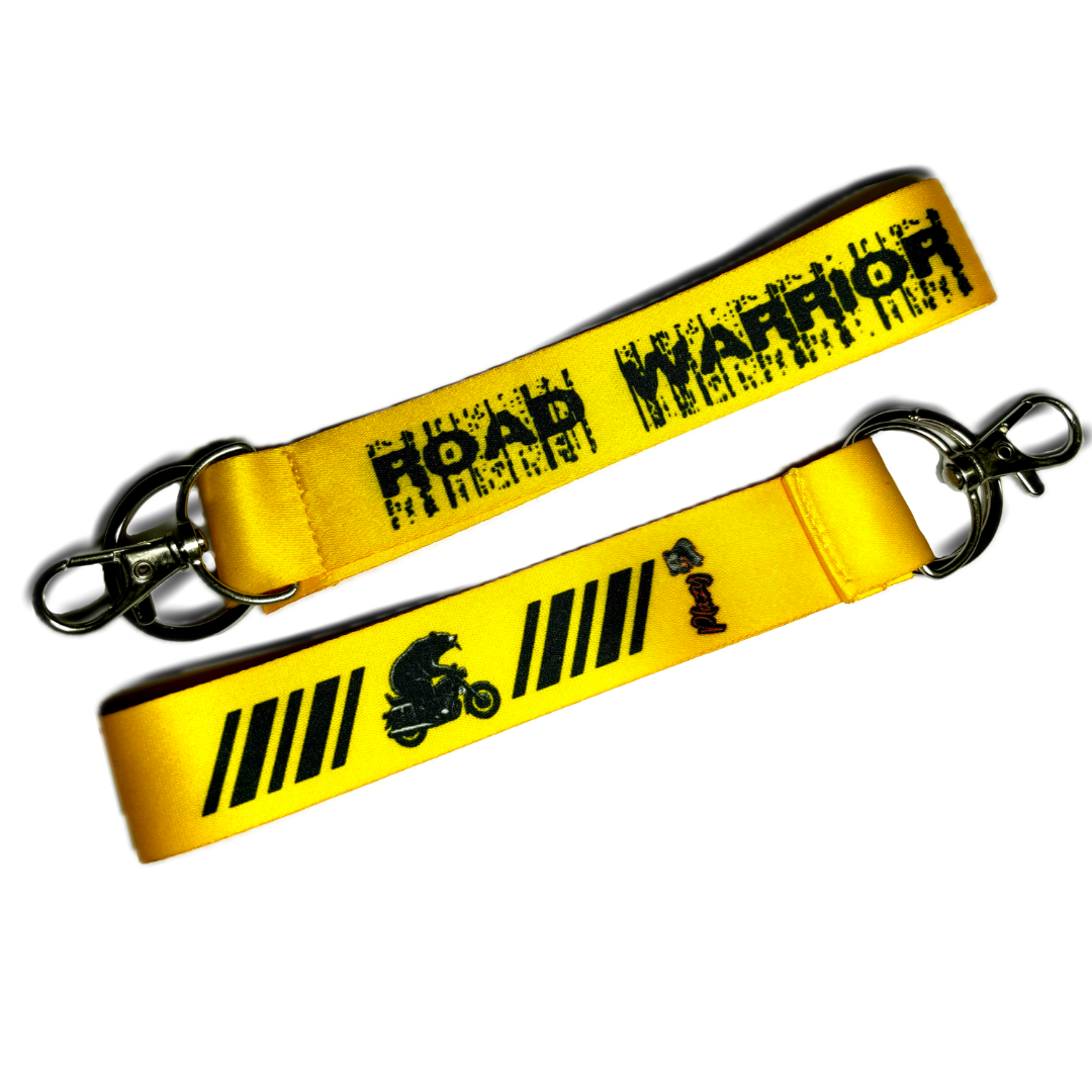 Plazy Key Tag | Road Warrior | Colour: Yellow | 1pc