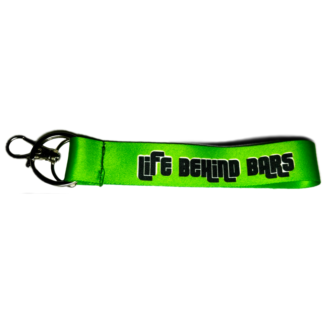 Plazy Key Tag | Life Behind Bars | Colour: Green | 1pc