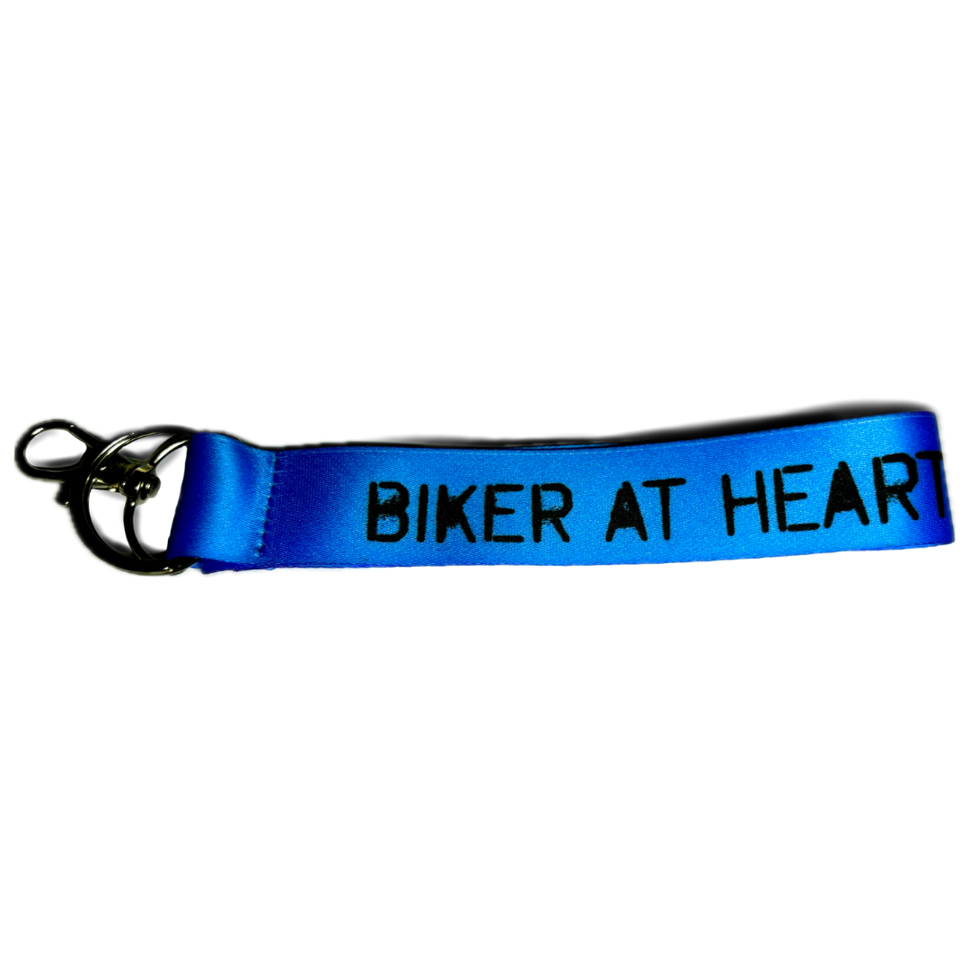 Plazy Key Tag | Biker At Heart | Colour: Blue | 1pc