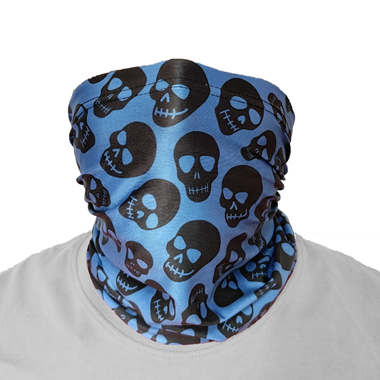 Plazy Neck Gaiter Face Bandana | Design: Skull Raider | Size: Free Size