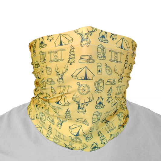 Plazy Neck Gaiter Face Bandana | Design: Jungli | Size: Free Size