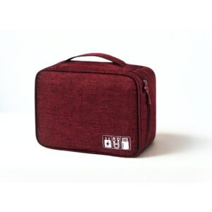 Multifunctional Travel Essentials Kit | Unisex | Color: Maroon