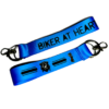 Plazy Key Tag | Biker At Heart | Colour: Blue | 1pc