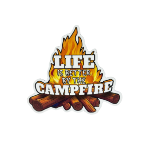 Plazy Fridge Magnets | Life is better by the Campfire | 1pc