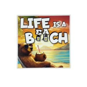 Plazy Fridge Magnets | Life is a Beach | 1pc