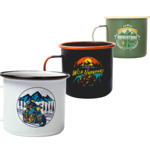 All in One Bundle - Three Enamel Mugs