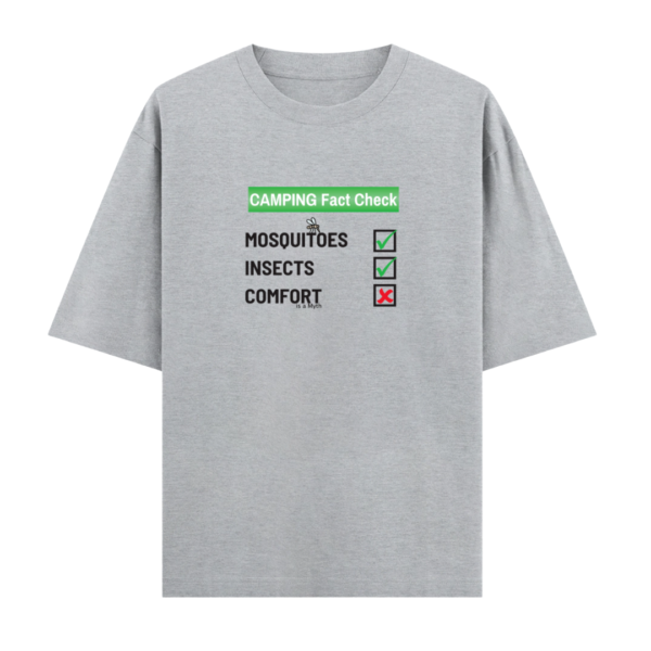 Unisex Oversized Classic T-Shirt - Camping Fact Check