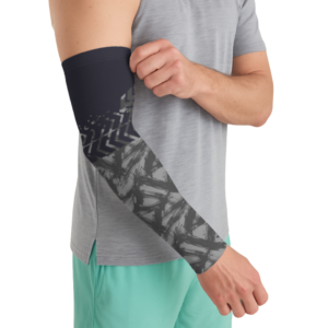 Male Arm Sleeves - Grey Trim