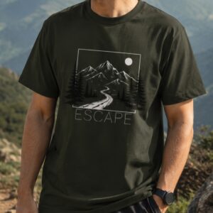 Unisex Classic Crew T-Shirt - Escape - Image 3
