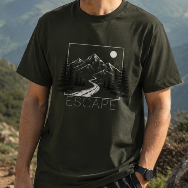 Unisex Classic Crew T-Shirt - Escape - Image 3
