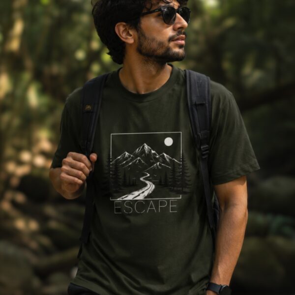 Unisex Classic Crew T-Shirt - Escape - Image 4