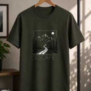 Unisex Classic Crew T-Shirt - Escape - Image 6