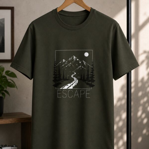 Unisex Classic Crew T-Shirt - Escape - Image 6
